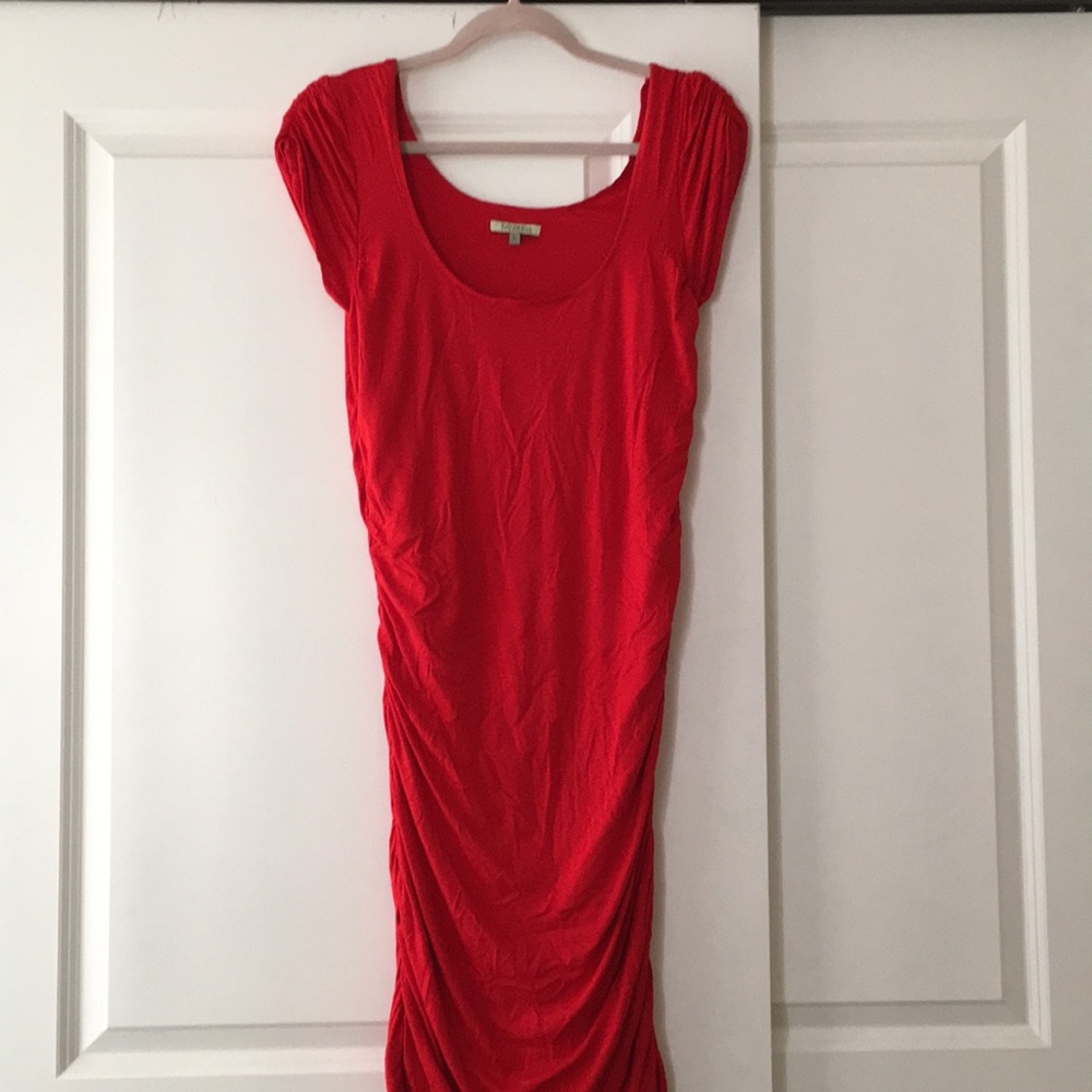 Bordeaux Los Angeles Cinched Dress